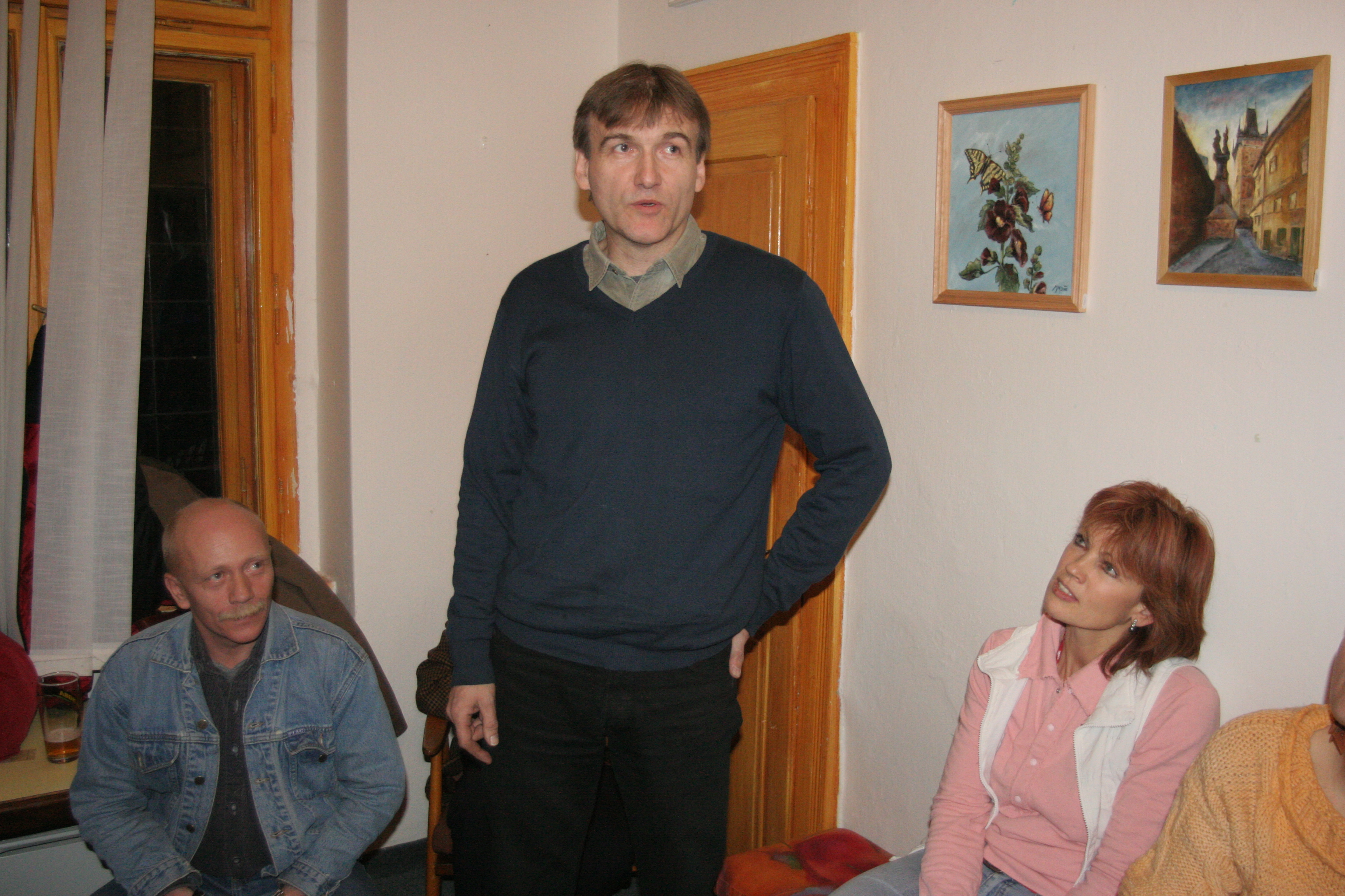 ak.malíř Karel Matějček,Marcela a já